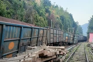 Goods Train Derails