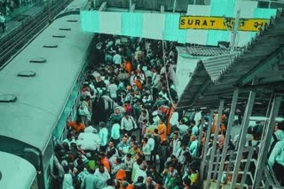 Surat Railway Station : પરપ્રાંતિયો માટે નવી ટ્રેનોની માંગણી, જો નહીં મળે ટ્રેન તો ધરણાં પ્રદર્શન