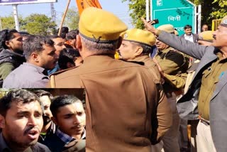 ABVP Protest in Bharatpur