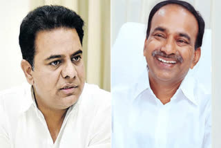 Interesting Scene between KTR and Etela