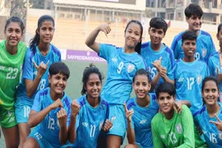 SAFF U-20 Women's Championship India maul Bhutan