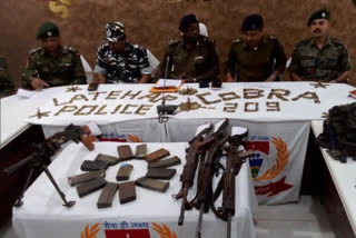 Arms, ammunition recovered from Jharkhand's Burhapahar