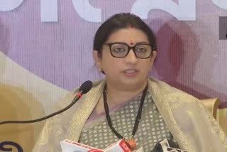 Smriti Irani Slams State Government for Not Using of Funds provided by Centre