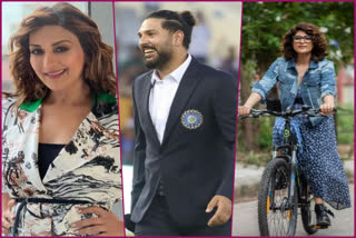 World Cancer Day 2023,World Cancer Day,Cancer,Celebrities spreading,cancer awareness,Manisha Koirala,Sonali Bendre,Tahira Kashyap,Yuvraj Singh,Lisa Ray,Cancer awareness,ಕ್ಯಾನ್ಸರ್​ ಬಗ್ಗೆ ಜಾಗೃತಿ,ವಿಶ್ವ ಕ್ಯಾನ್ಸರ್​ ದಿನ,ಕ್ಯಾನ್ಸರ್​ ಬಗ್ಗೆ ಸೆಲೆಬ್ರಿಟಿಗಳ ಹೇಳಿಕೆಗಳು,ಕ್ಯಾನ್ಸರ್​ ಗೆದ್ದು ಬಂದ ಸೆಲೆಬ್ರಿಟಿಗಳು