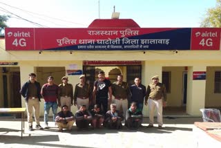 5 accused of theft arrested in Jhalawar