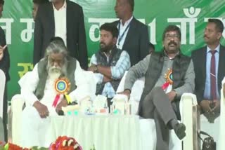JMM foundation day function in Dhanbad