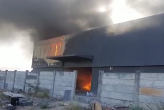 Fire In Car Workshop