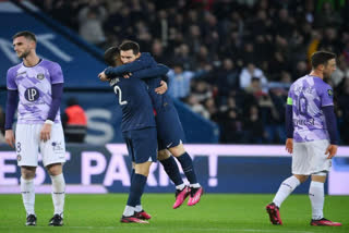 league 1  french league  french league football  psg vs toulouse  Messi  Hakimi  മെസി  ഹക്കീമി  പിഎസ്‌ജി  ലീഗ് 1 ഫുട്‌ബോള്‍