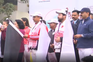 MoS Pramanik flags off Northeast's first half marathon in Assam's Guwahati