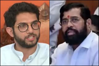 Aditya Thackeray and Eknath Shinde