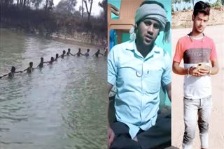 रोहतास में ग्रामीणों ने नहर से शव को बरामद किया