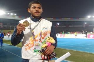 dewas boy dev meena won gold medal
