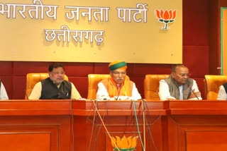 Arjun Ram Meghwal addressing the press conference