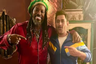 Chris Gayle shared a picture with MS Dhoni, fans were overjoyed viral on Social Media