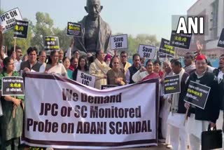 Opposition protest continues on Adani case, uproar in Parliament