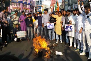 Congress Protest over Adani Issue