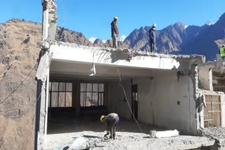 Worker Fallen From hotel During demolition