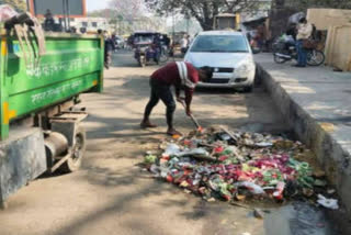 Cleanliness campaign in Raipur