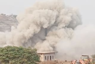 Gwalior Blasting of dynamite