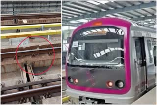 Crack on track in Bengaluru metro rail