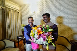 Kejriwal met Jharkhand CM Hemant Soren