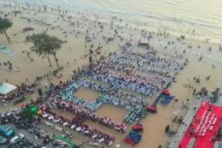 A unique world record made on the beach of Calicut