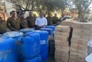 Raid on Fake liquor Factory in Alwar