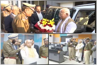 CM Manohar Lal met senior police officers