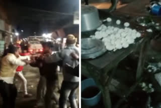 Clash in Ludhiana:  clash over cold eggs, 6 injured