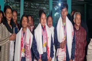 Assam girl Pranita Win 5 Medals in Sqay Championship of Uttarakhand