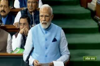 PM Modi in Lok Sabha