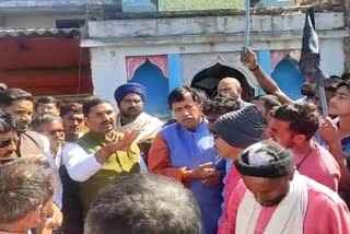 Janpad President for opposing Vikas Yatra