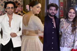 bollywood celebs attend reception of ramesh taurani daughter