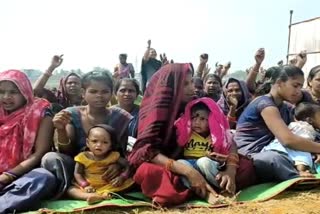 Anganwadi Workers Protest in narayanpur