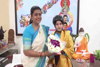 Asha Malaviya met Minister Roja