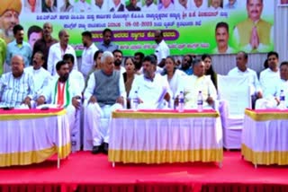 Congress leaders who participated in the struggle of VISL factory workers