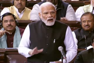 PM Narendra Modi reply on motion of thanks in Rajya Sabha Parliament budget session  2023