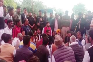 sarpanch protest in haryana