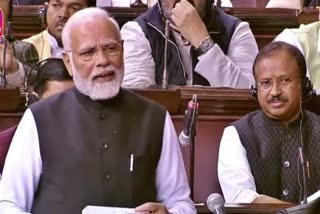 PM Modi in Rajya sabha