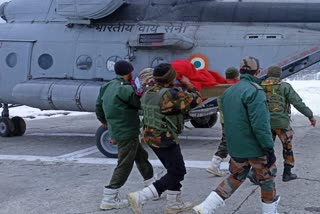 Army and Air Force airlifted a pregnant woman