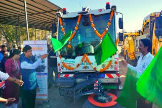 India First CNG Sweeping Machine