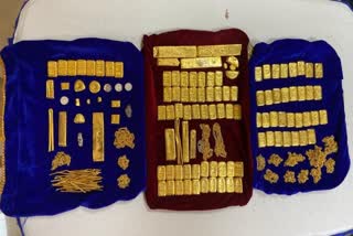 smuggled gold seized Near Rameswaram