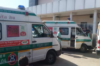 108 ambulance workers in troubled due to negligence of RIMS in Ranchi