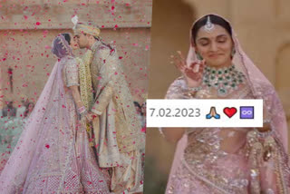 Kiara Advani Sidharth Malhotra wedding video