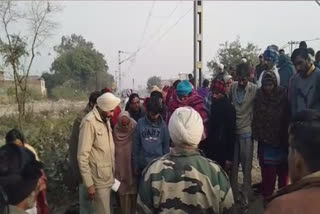 The dead body of the girl was found on the railway track of Bathinda