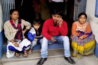 Woman Protest in Mathabhanga