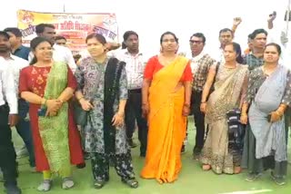 Guest Teachers protest in Raipur