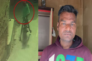 Moga A motorcycle standing outside a washerman's shop was stolen The incident was caught on CCTV