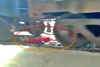 goods train ran over woman while she crossing railway line in gaya Bihar