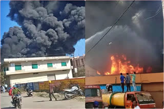 Fire breaks out at fibre factory in Indore, 10 fire tenders deployed to douse the blaze